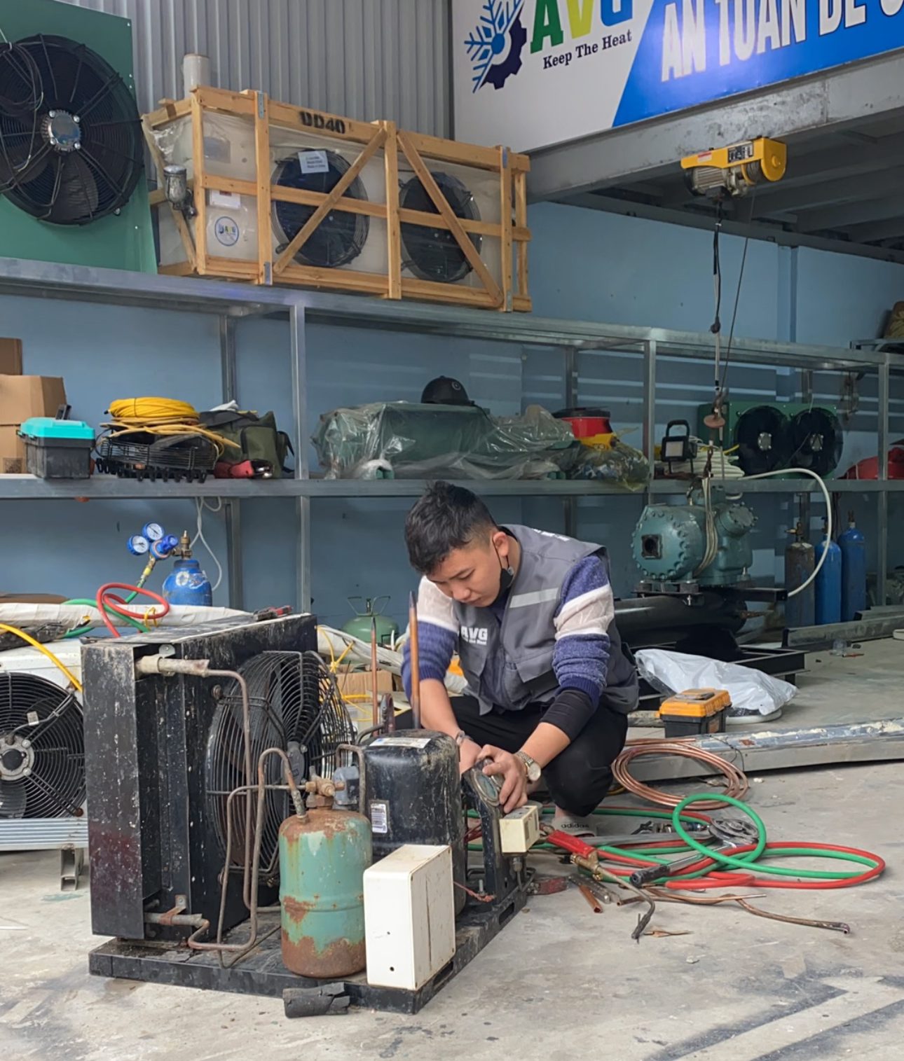 Sửa chữa kho lạnh uy tín tại hà nội