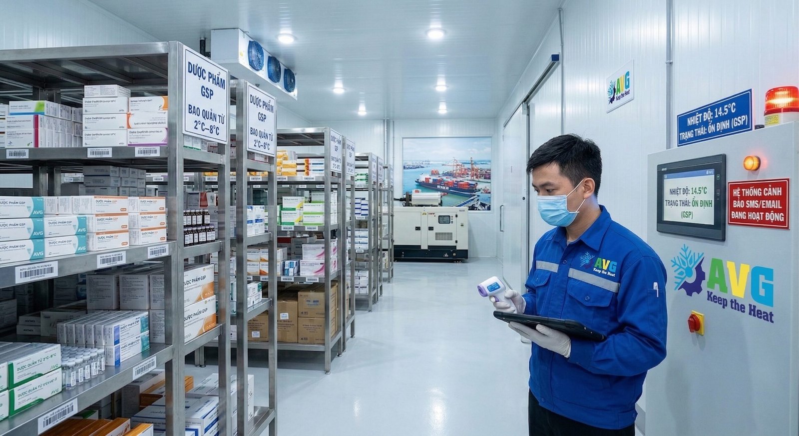KHO LẠNH DƯỢC PHẨM CHUẨN GSP TẠI HẢI PHÒNG